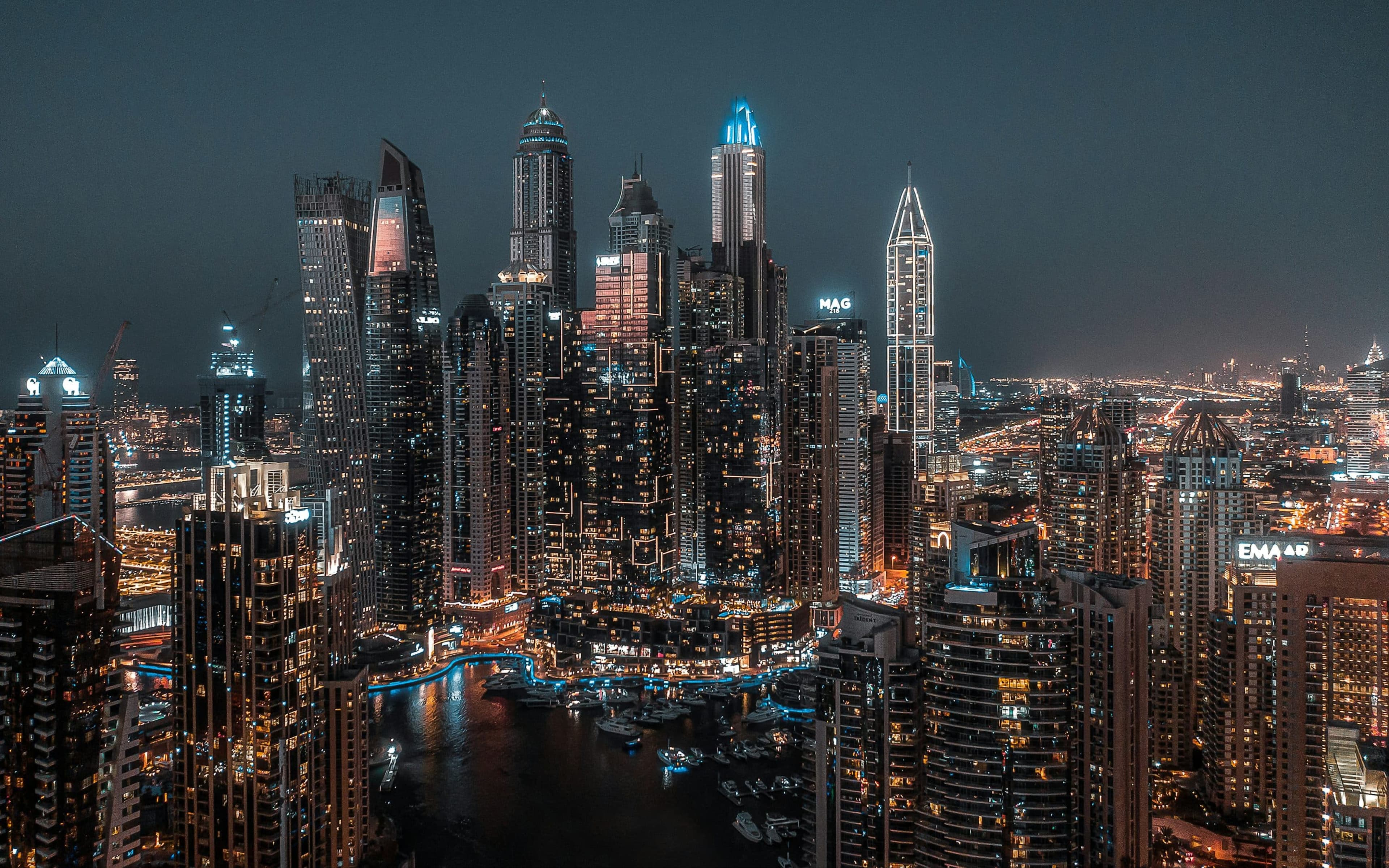 Dubai Marina Skyline